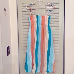 Striped maxi dress